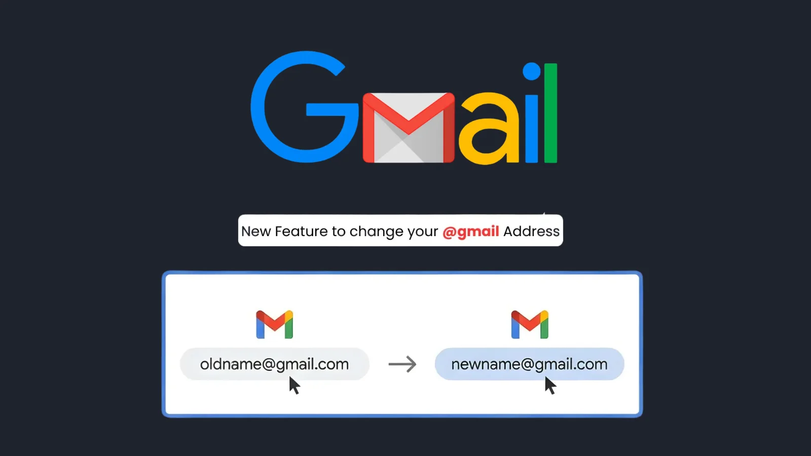 Google Now Allows You to Change Your @gmail.com Address in a Few Simple Steps