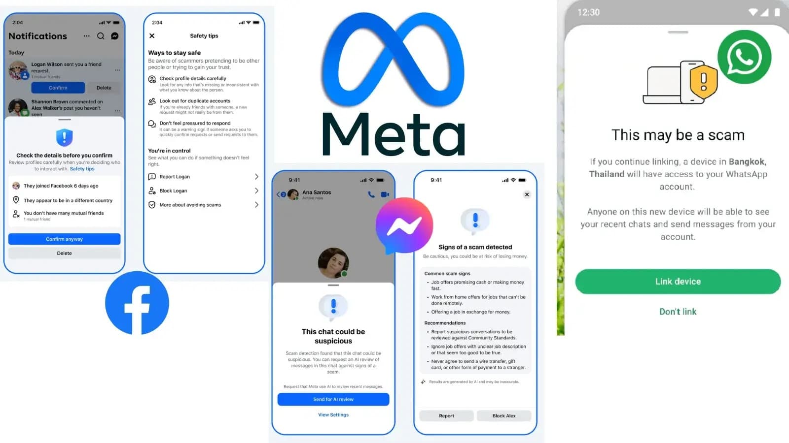 Meta Launches New Anti-Scam Tools on WhatsApp, Facebook and Messenger