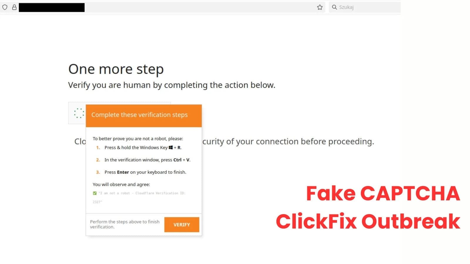 Fake CAPTCHA ClickFix Attack Triggers Enterprise Malware Outbreak