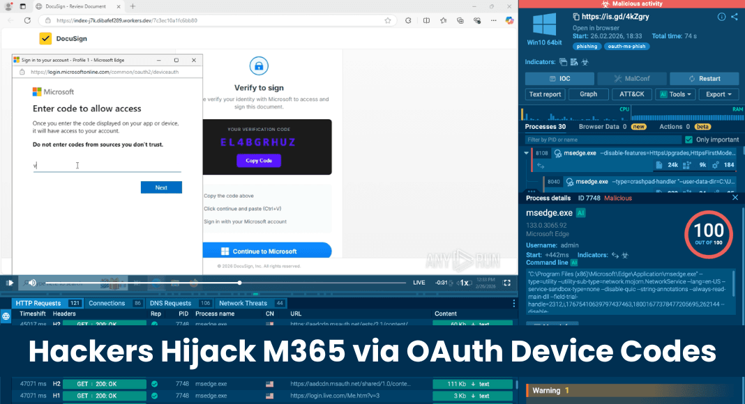 New Alert: Hackers Hijack Corporate M365 Accounts with OAuth Device Codes