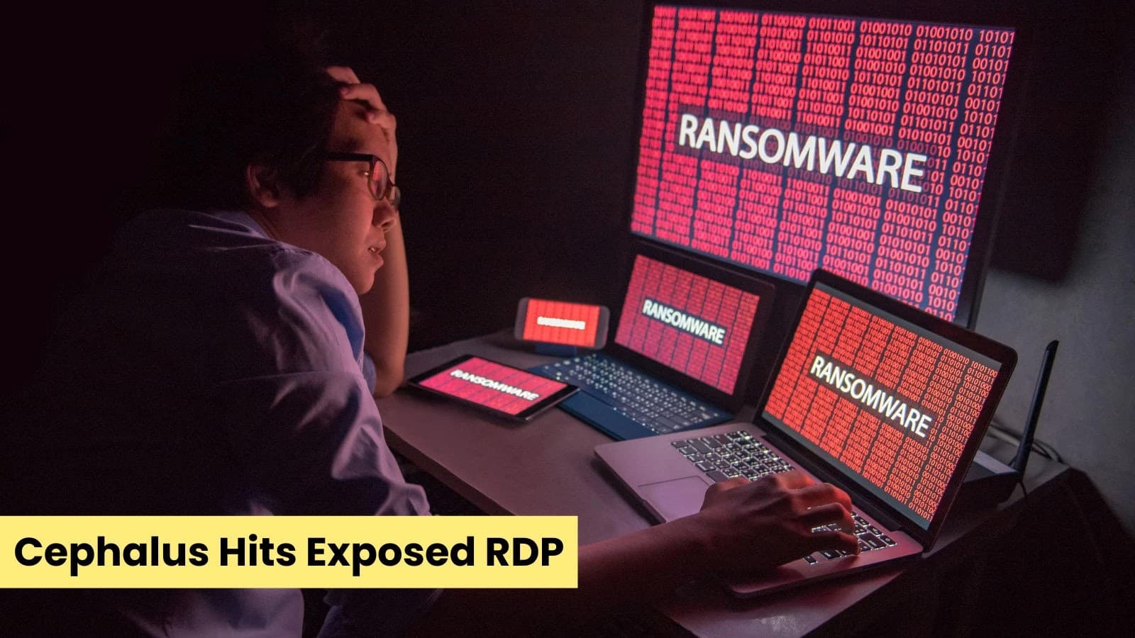 Double-extortion attacks using exposed RDP are exploited by Cephalus Ransomware.