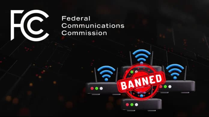 The FCC banned consumer routers made outside the US because they could pose security risks.