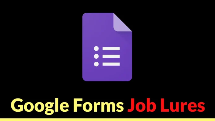 In a new multi-stage malware campaign, Google Forms job lures deliver PureHVNC.