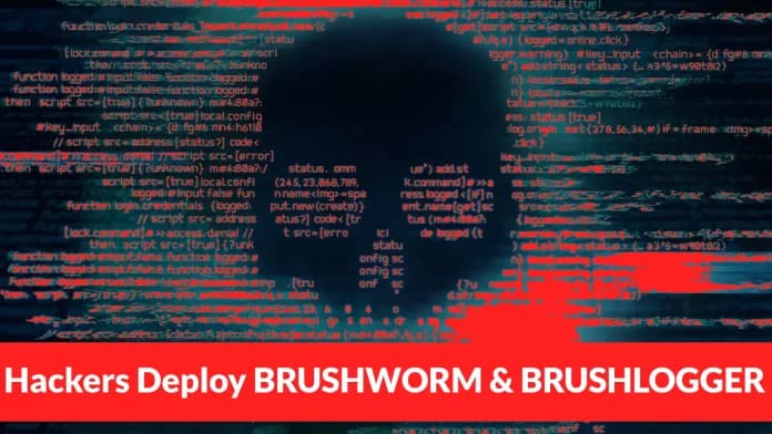Hackers use BRUSHWORM and BRUSHLOGGER to attack a South Asian financial company.