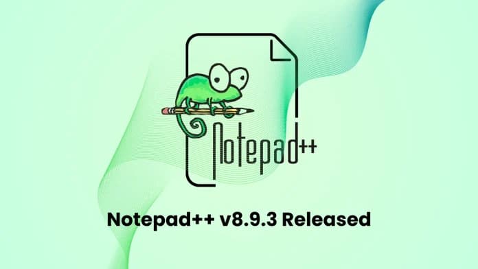 Notepad++ v8.9.3 Released Addressing cURL Security Vulnerability and Crash Issues